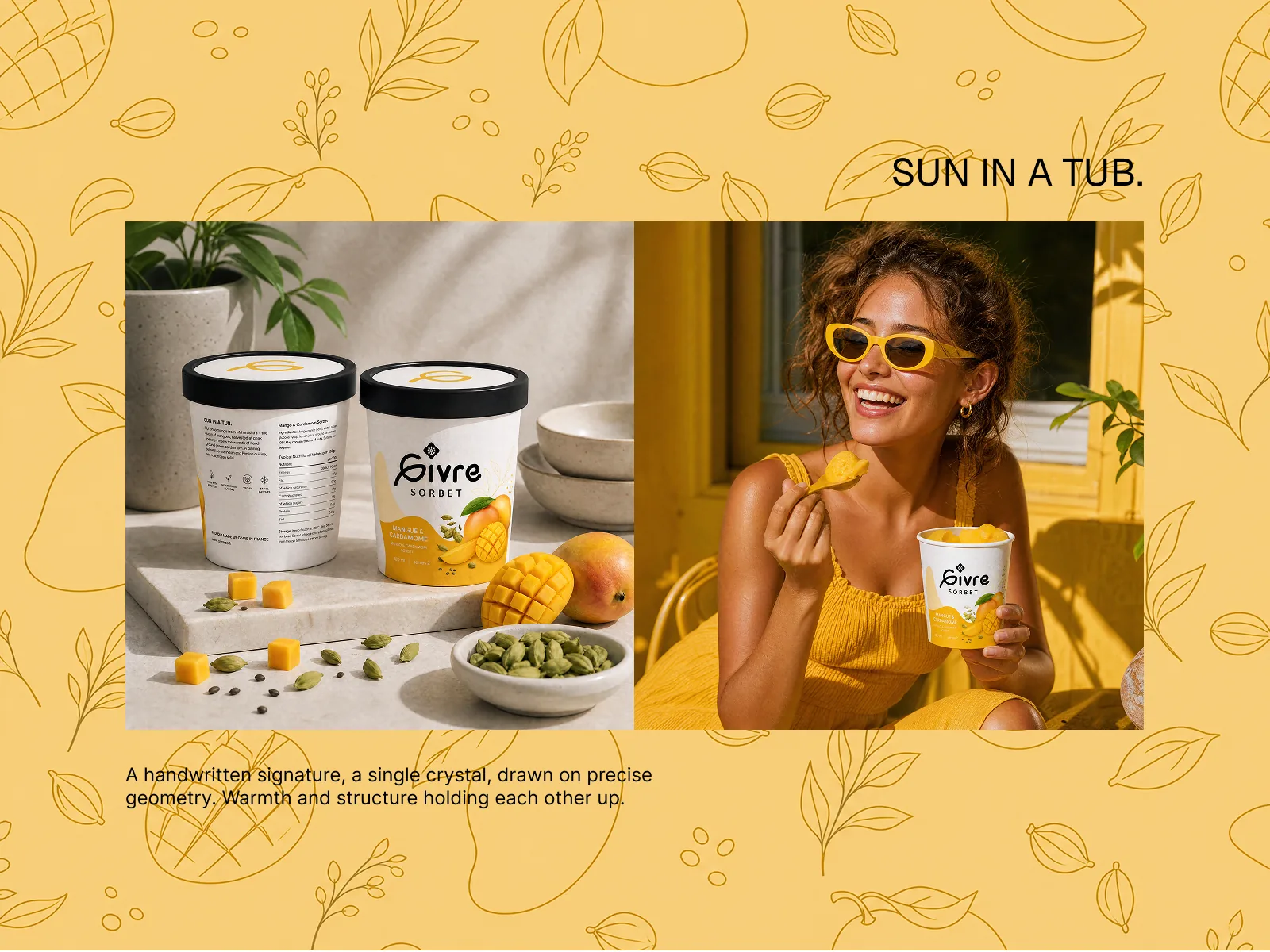 Givre — mango cardamom flavour lifestyle
